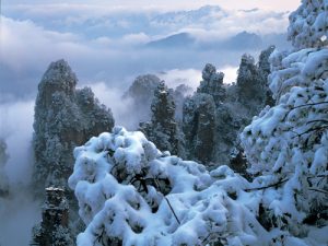 zhangjiajie national forest park-winter view