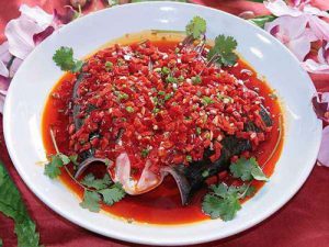 Chilli fish head in Changsha