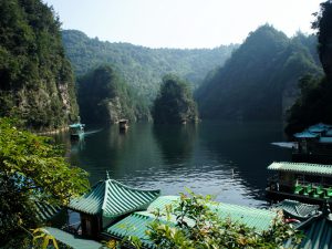 Baofeng lake in zhangjiajie