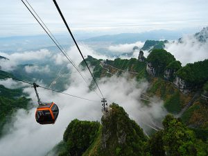 Zhangjiajie Tianmen Mountain Rope Way_副本