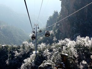 Zhangjiajie national forest park -Tianzi Mountain Cable Car
